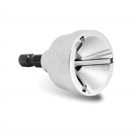 Heavy-Duty Deburring Chamfer Tool with Sharp Tungsten Carbide Blades Remove Burr Tools Quick Release Shank Fits for 1/8"-3/4"(3mm-19mm)