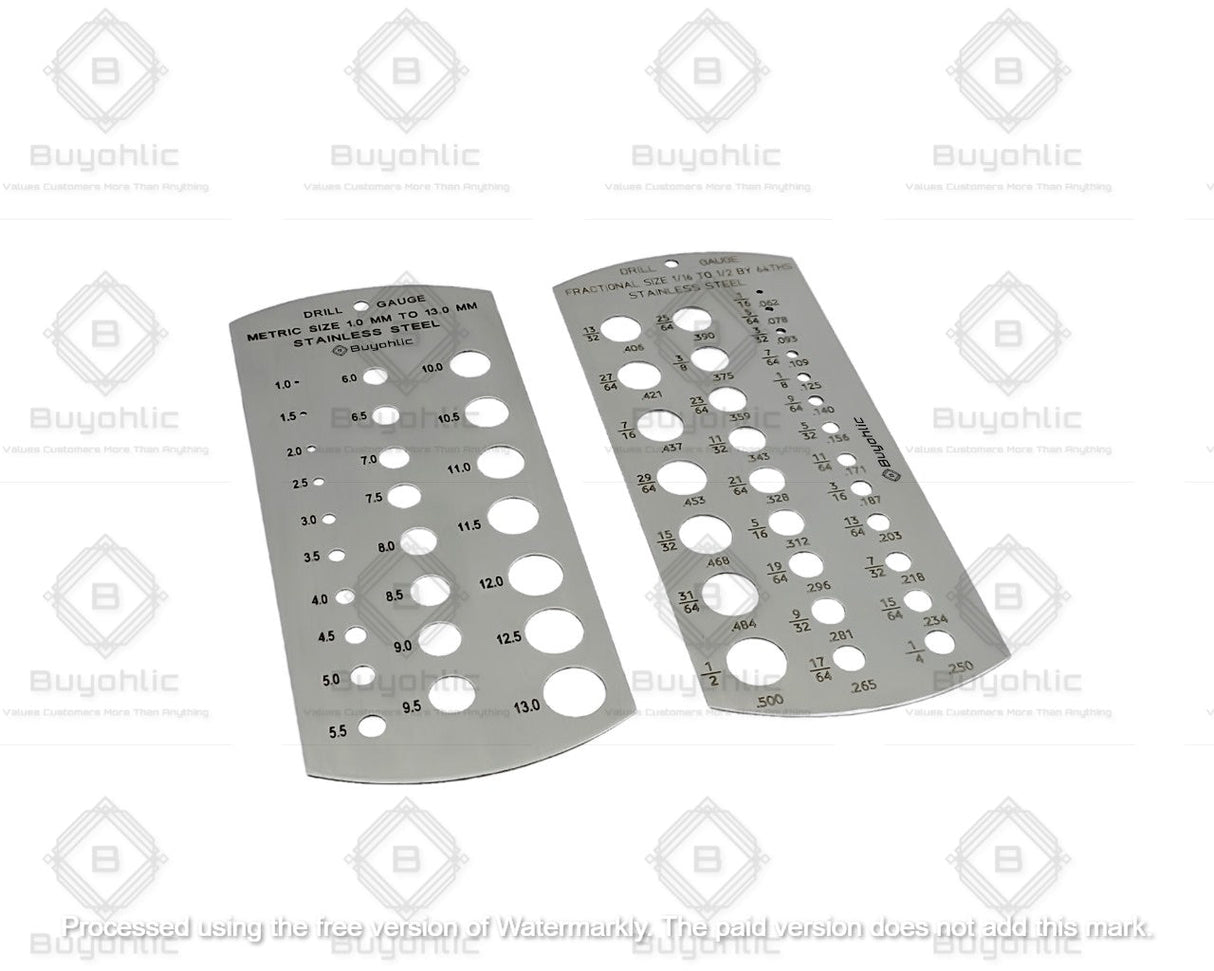 Stainless Steel Drill Gauge