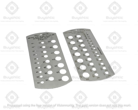 Stainless Steel Drill Gauge