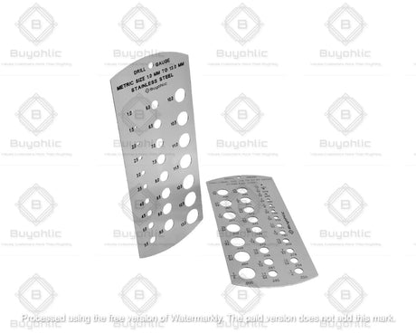 Stainless Steel Drill Gauge