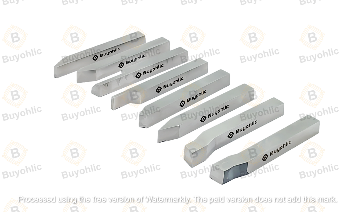 Multiple HSS form tools for lathe machining