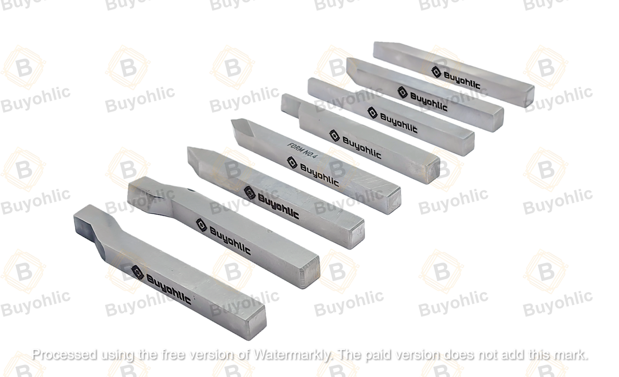 Buyohlic branded HSS lathe form tools