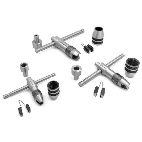 Precision Guiding Tap Wrenches with Freely Spinnable Cap -Design with Accurate Runout Control
