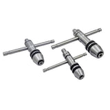 Precision Guiding Tap 3 Pcs Set Wrenches with Freely Spinnable Cap -Design with Accurate Runout Control with Plastic Box