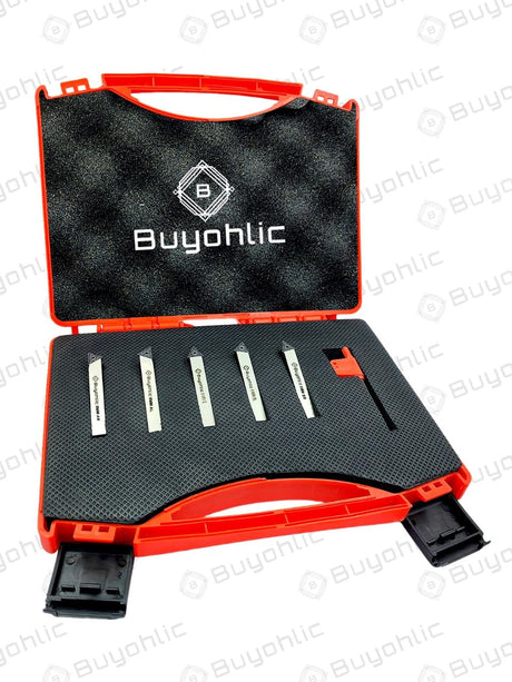 Lathe Chrome Finish Indexable Turning Tool Holder with Carbide Inserts