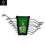 8-piece Ratcheting Combination Wrench Set 6'' to 18'' Inches