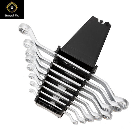 Buyohlic 8-piece Ratcheting Combination Wrench Set 6'' to 18'' Inches