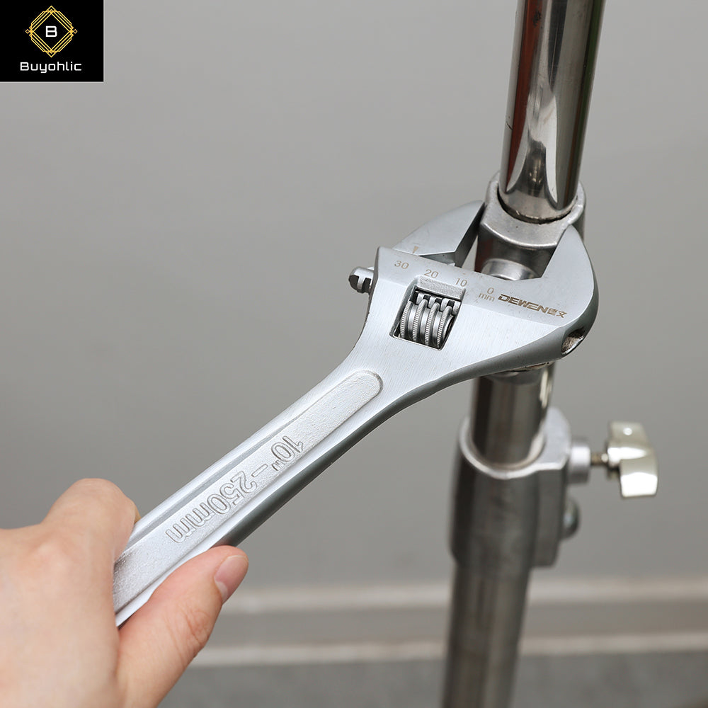 Buyohlic International Adjustable Wrench Set Chrome Vanadium Steel Wrenches Set