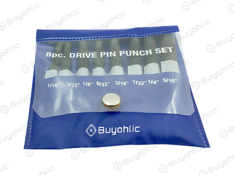 Set of 5 Pcs Long & 8 Pcs Short Drive Bolt Catch Roll Pin Punch Set-Hard & Ground/Imperial Assembly Kit