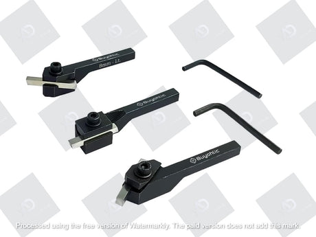 Lathe Turning Tool Holder With High Speed Steel Tool Bits with Plastic Box