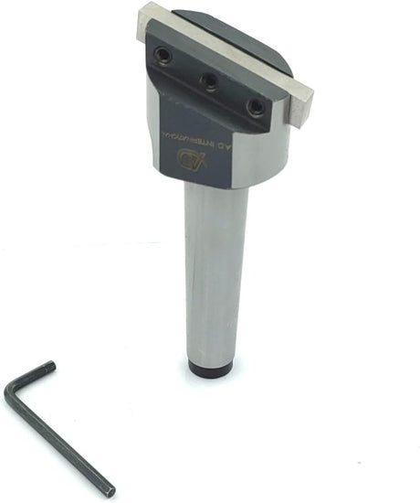 1-1/2" Inch Head Fly Cutter with MT2 Shank (M10 x 1.5 Drawbar) & HSS M2 5/16" Sq x 3" Inch Tool Bit