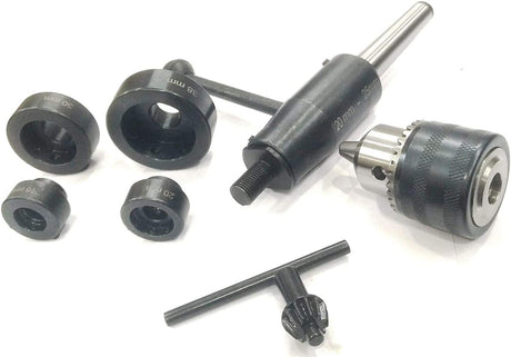 Lathe tailstock Die Holder With M12 x 1.75 Threaded  Drill Chuck Complete Solution Die Holder
