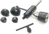 tailstock die holder with M12 threaded drill chuck for lathe