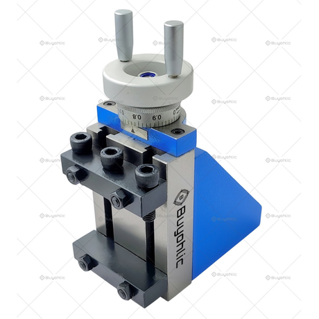New Model Mini Lathe Milling Vertical Slide Tool Holder, Cast Iron Quick-Change Lathe Tool for Instant Milling, WM180V/WM210V