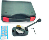 Lathe Oval Base Ball Turning Attachment with Graduation Scale with 10 x Spare Cutting Bit Box