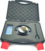 Lathe Oval Base Ball Turning Attachment with Graduation Scale with 10 x Spare Cutting Bit Box