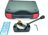 Lathe Oval Base Ball Turning Attachment with Graduation Scale with 10 x Spare Cutting Bit Box