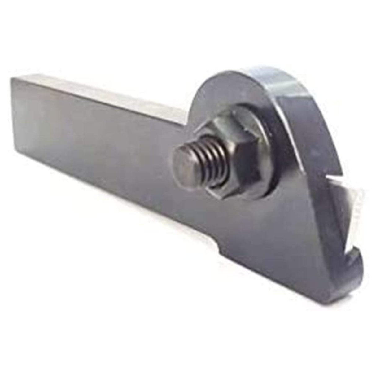 Lathe parting tool holder screw clamp detail