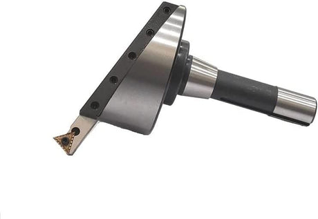EXCLUSIVE 5" Inch I 125 mm Head Fly Cutter with 5" Long Carbide Indexable Tip (TNMG16) Tool Bit