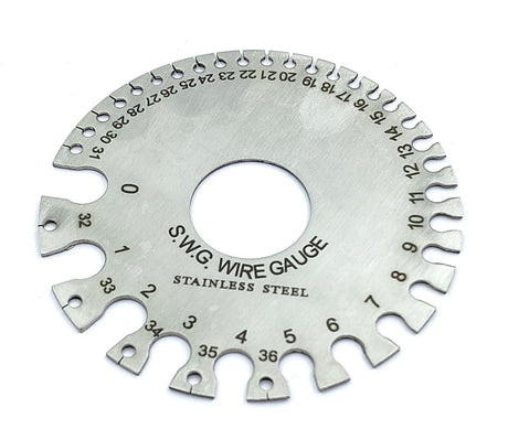 SWG Metal Wire Sheet Thickness Diameter Gauge