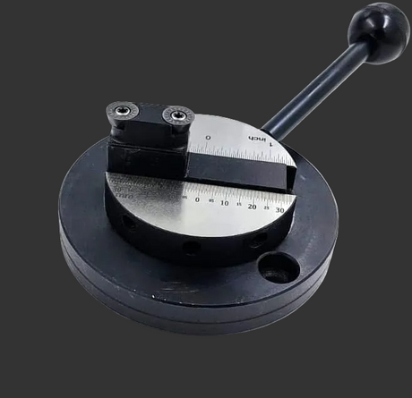 Lathe Ball Turning Attachment with 2× Carbide Cutting Bits Round Positive Rake Carbide Insert Tool