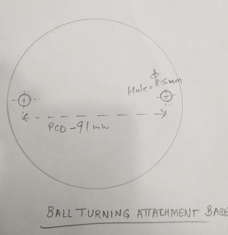 Lathe's Ball Turning Attachment – 2 x Carbide Cutting Bits | Round Positive Rake Insert