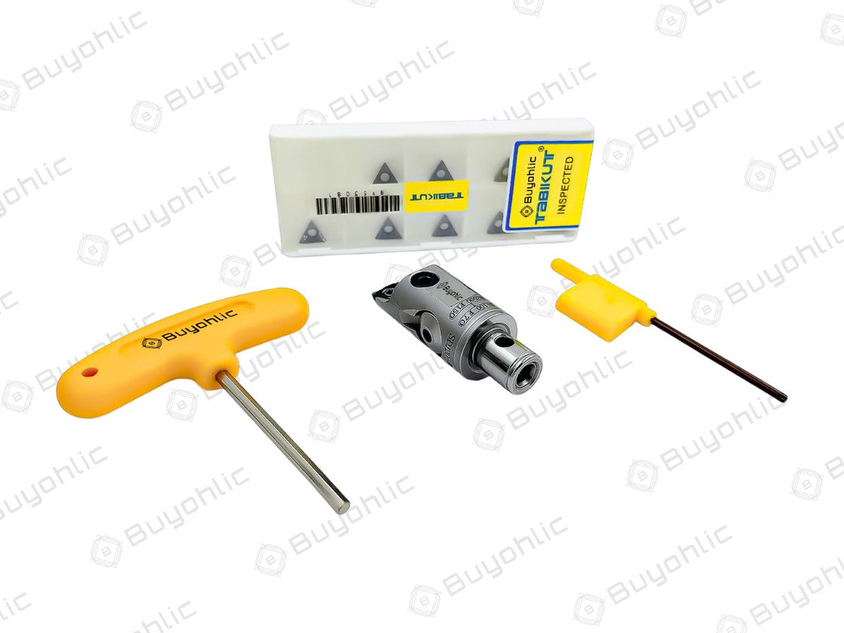 SDJ Indexable Fine Boring Head 1 Div ~ 0.01 mm II Range 20 to 28 mm-LBK TPGH0902