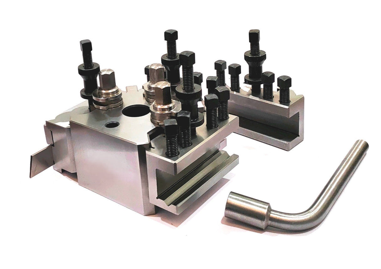 Production machining optimized by Quick change lathe tool holder