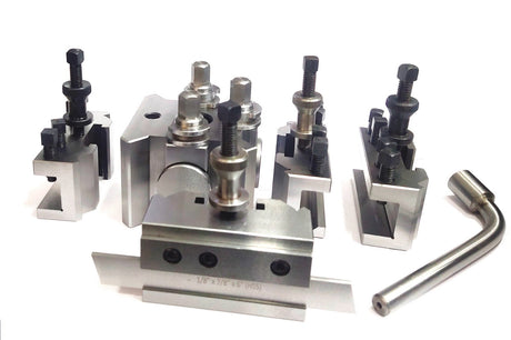 Colchester lathe setup using Quick change lathe tool holder