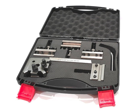 Steel quick change tool post holder for metal turning operations