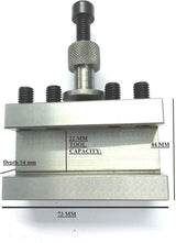 Rigid construction featured in Quick change tool post for mini lathe