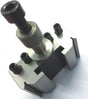 Side view showing installed Quick change tool post for mini lathe