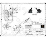 Small HV 3" Inch II 80 mm Rotary Milling Table