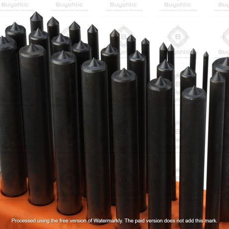 Buyohlic 28 Piece Transfer Punch Set, 3/32" - 1/2", Heat Treated Alloy Steel Forging