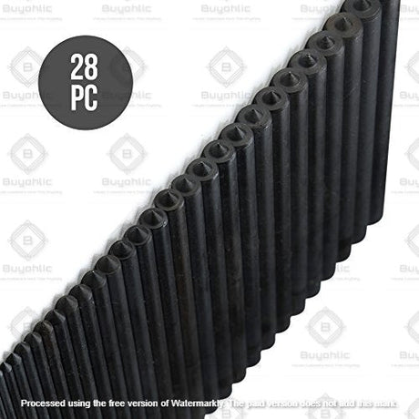 28 Piece Transfer Punch Set, 3/32" - 1/2", Heat Treated Alloy Steel Forging