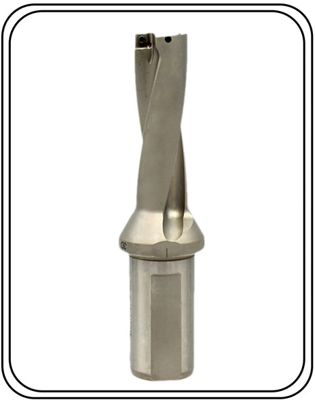 Indexable Insert U Drill 40 MM II Weldon Shank II Through Coolant II 10 pcs Carbide Inserts FREE