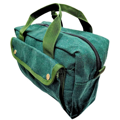 Canvas All Purpose Military Style Duffle Bag, Water-Resistant, Adjustable Strap, Fully Lined, Double Zipper Closure, heavy Duty