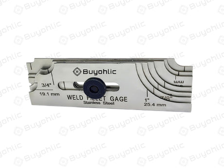 7 Blades Fillet Welding 1/8 to 1” Gage Gauge II Perfect for Checking Leg Length and Throat Thickness