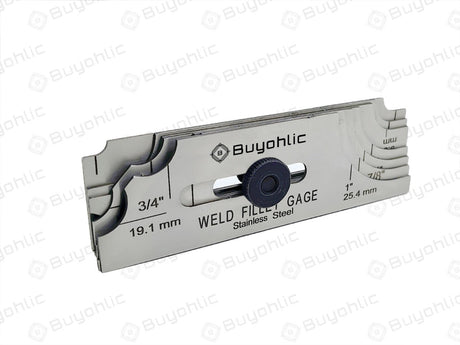 7 Blades Fillet Welding 1/8 to 1” Gage Gauge II Perfect for Checking Leg Length and Throat Thickness