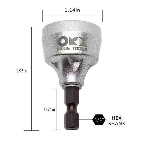 Heavy-Duty Deburring Chamfer Tool with Sharp Tungsten Carbide Blades Remove Burr Tools Quick Release Shank Fits for 1/8"-3/4"(3mm-19mm)