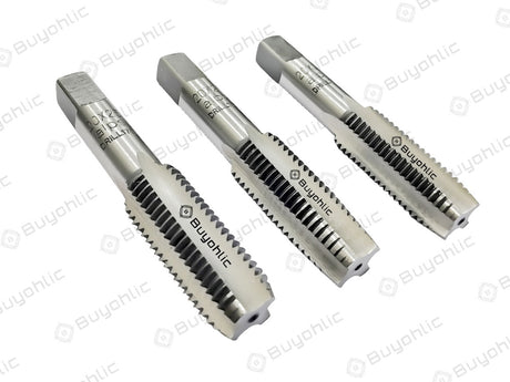 Carbon Steel Hand Tap Set M20 x 2.5 mm Pitch II Metric-Right Hand