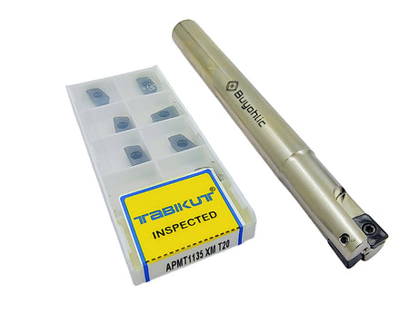 Indexable Insert Endmill 14MM II 2 Pocket II 10 Pcs APMT1135 Carbide Inserts Free
