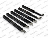 HSS Lathe Form Tool Set – 6 Pcs – 3/8" Square Shank