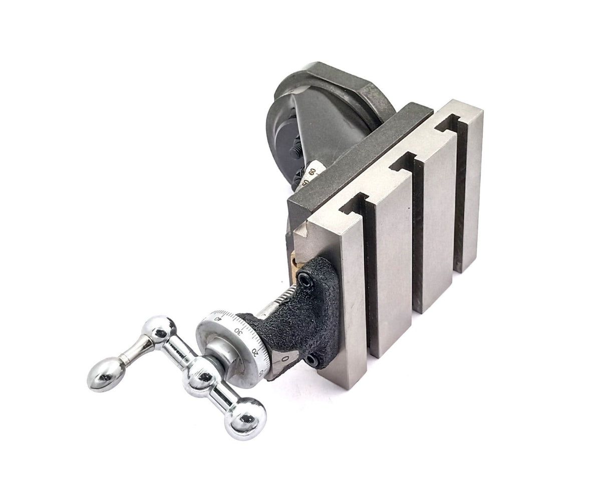 Lathe Milling Vertical Slide Swivel 4"x 5" (100 X1 25mm) And 2-3/8" Inches (60 mm) Steel Grinding Vice