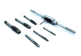 Buyohlic 8 pcs Taps Set with Adjustable Tap Wrench 1/16-1/2'' for Internal and External Threading Taps Size M3 M4 M5 M6 M8 M10 M12