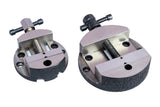 Round Vise Vice for 3" & 4" Rotary Table + 3 Fixing Tee Nut-Milling Tool