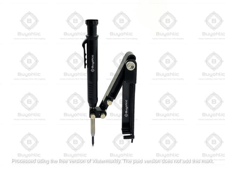 Aluminum Alloy Scribe Tool with Deep Hole Pencil, Construction Pencil Multi-function Scribing Tool- Construction Pencil