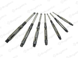 7 Pcs. Adjustable Hand Reamer Set II Covers 1/4" to 15/32" Reamer Sizes Range II Straight Flute
