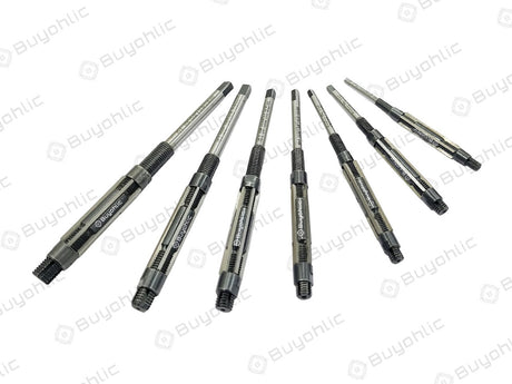 7 Pcs. Adjustable Hand Reamer Set II Covers 1/4" to 15/32" Reamer Sizes Range II Straight Flute
