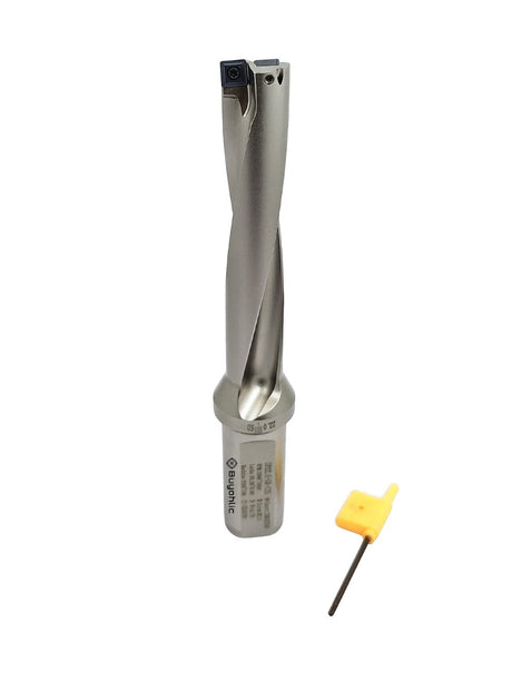 Indexable Insert U Drill 20 MM II Weldon Shank II Through Coolant II 10 pcs Carbide Inserts FREE